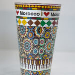 Verre marocain décoratif